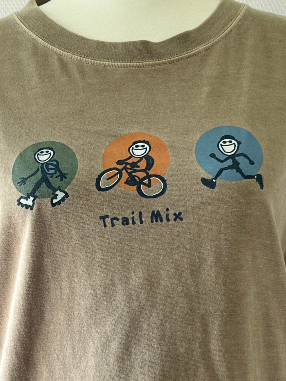 Life is Good "Trail Mix" Long Sleeve Crew Neck T-Shirt